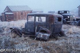 Abandoned automobile